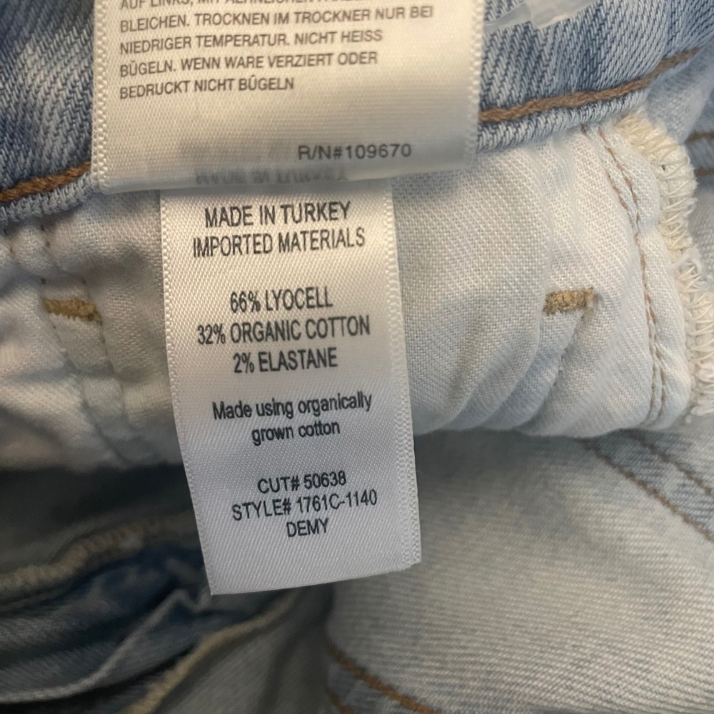Citizens of Humanity Demy Cropped Flare Jeans Light Wash Distressed 25 - Picture 3 of 9